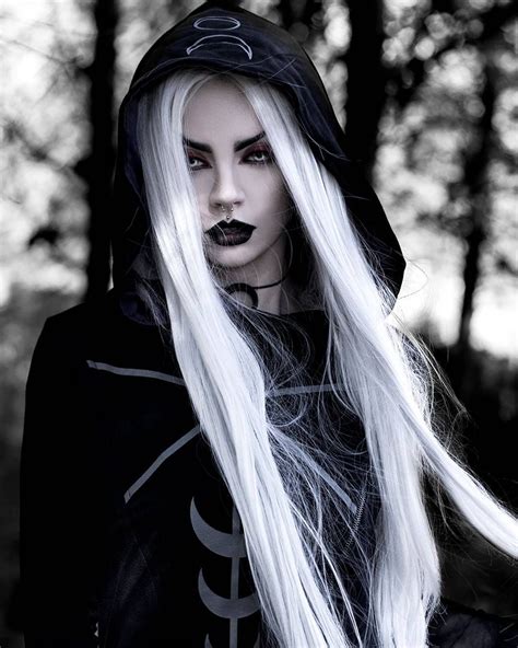 Intense gothic witch